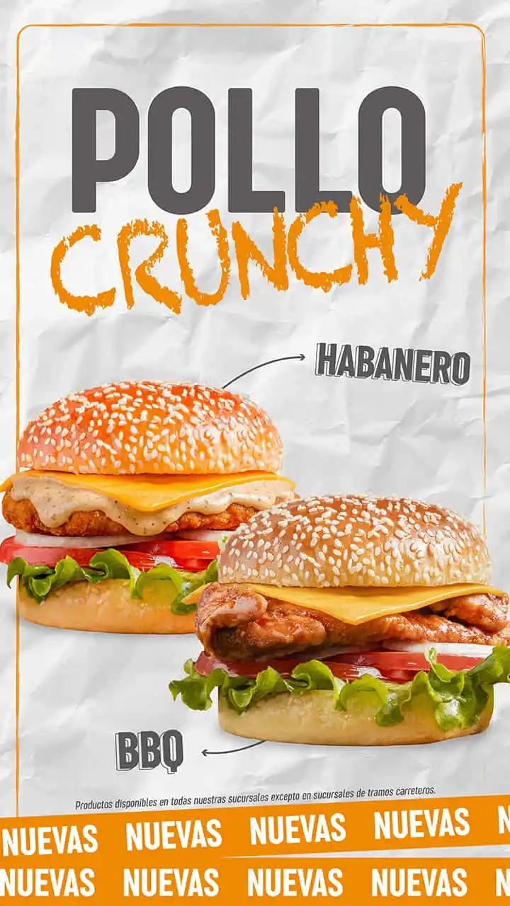 Hamburguesa de Pollo - Cryuncy Cuarto de Kilo